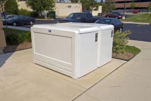 CycleSafe ProPark Bike Locker, Custom White