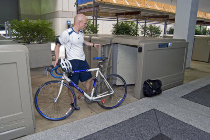 CycleSafe ProPark Bike Locker with Key Safe Box, Northwestern Memorial Hospital