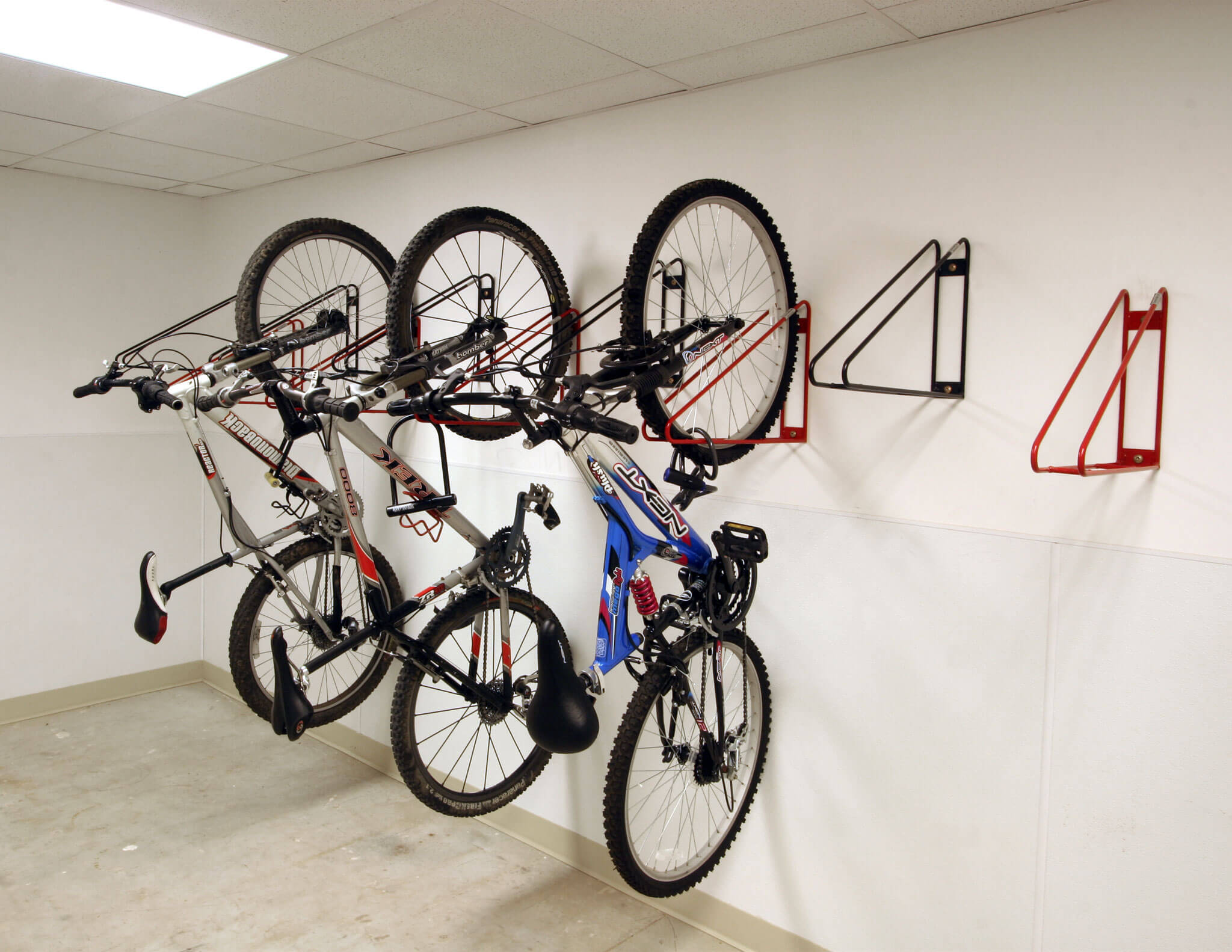 securing bike to bike rack