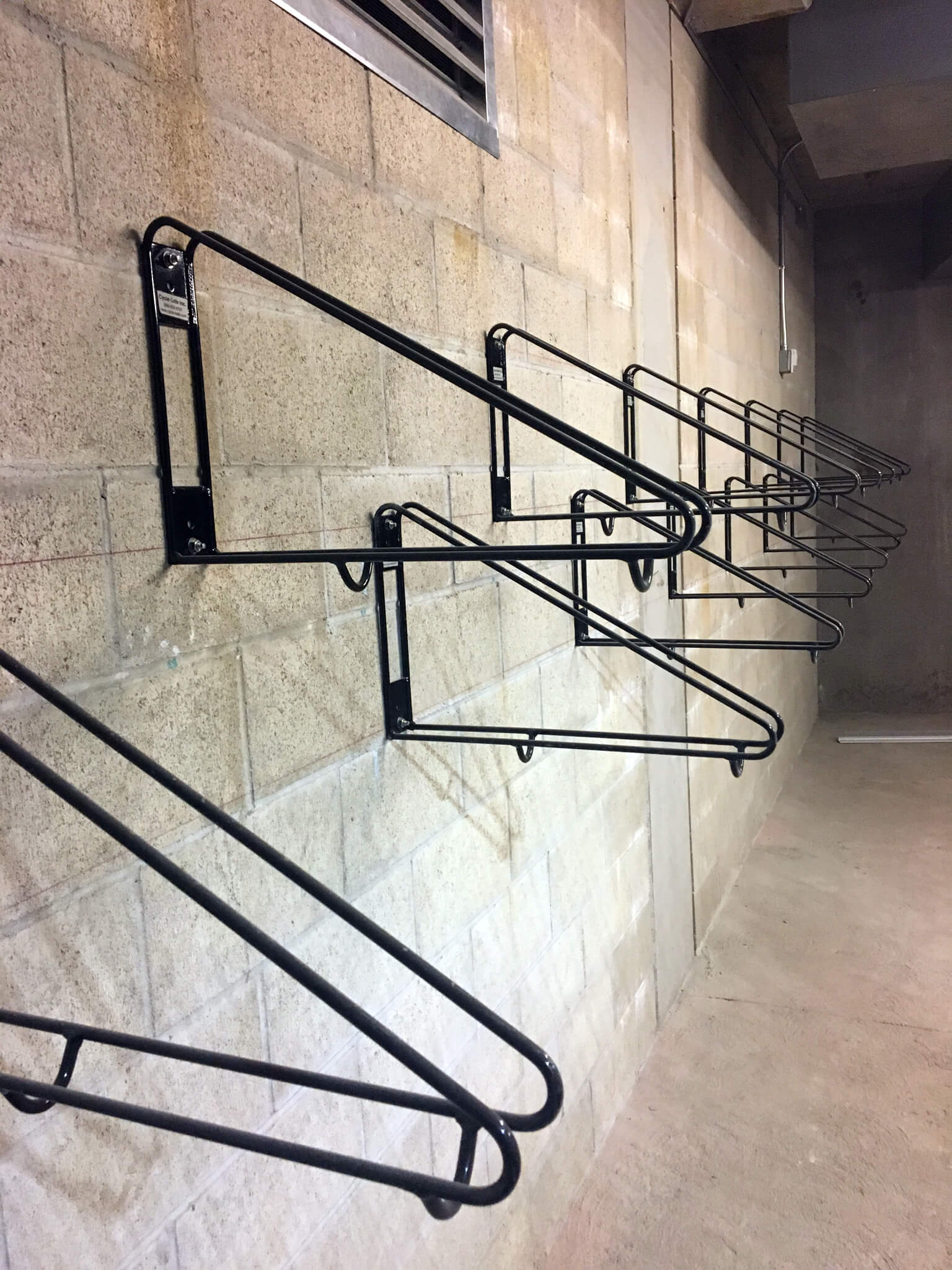 Bike Wall Rack Vertical Bike Room Storage CycleSafe