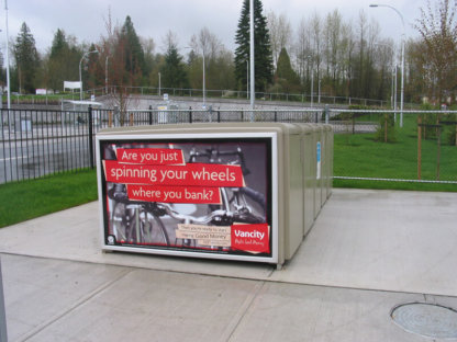 Bike Locker Display Panel, Vancity (72" x 44")