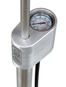 electric bike pump with gauge