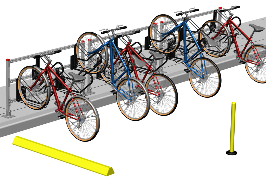 Bike Corral MultiBike Parking Rack CycleSafe