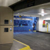 ProPark Bike Locker, Door-View, Double-Tier, in Parking Garage, Indianapolis, Indiana