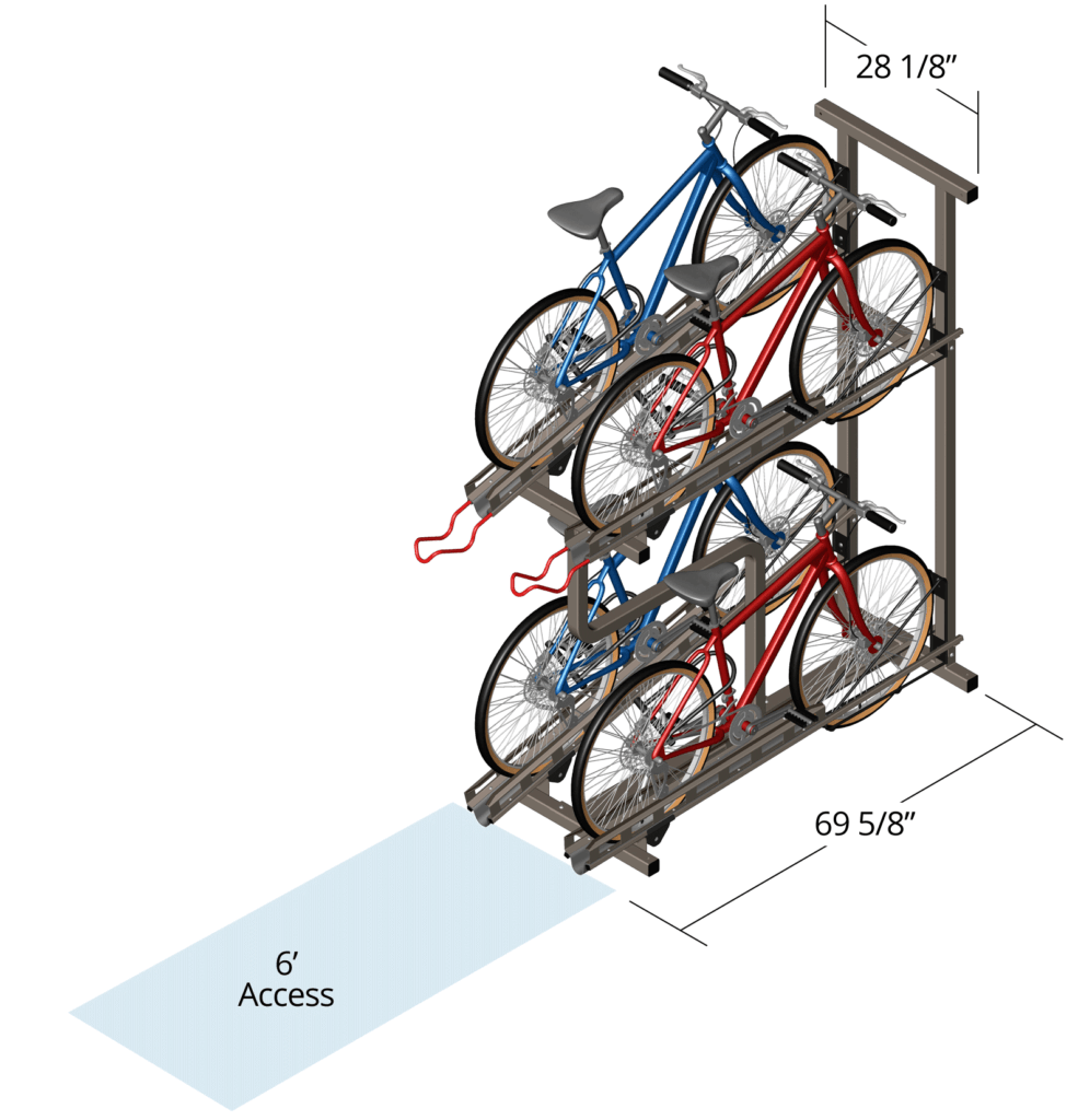 Bike Parking Layout and Design Dimensions CycleSafe