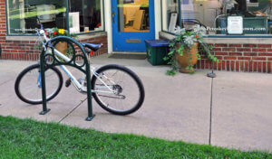 Bike Racks at retail shopping center