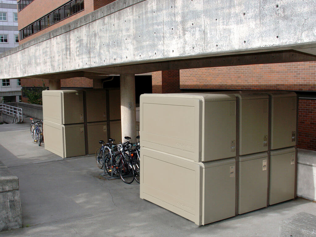ProPark Double-Tier Bike Locker, University of Washington