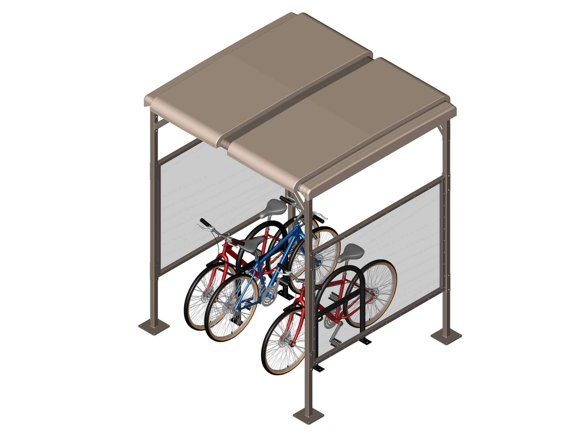 Bike Shelter with U-Racks