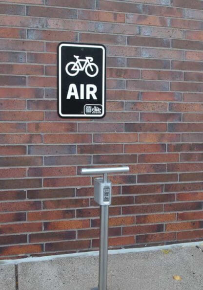 Bike Air/Repair and Arrow Signs