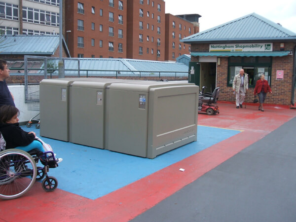 Bike Locker Accessibility and Pathways