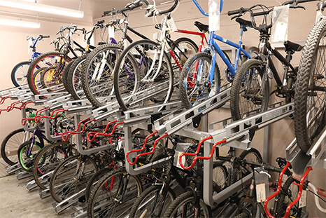 high density bike racks