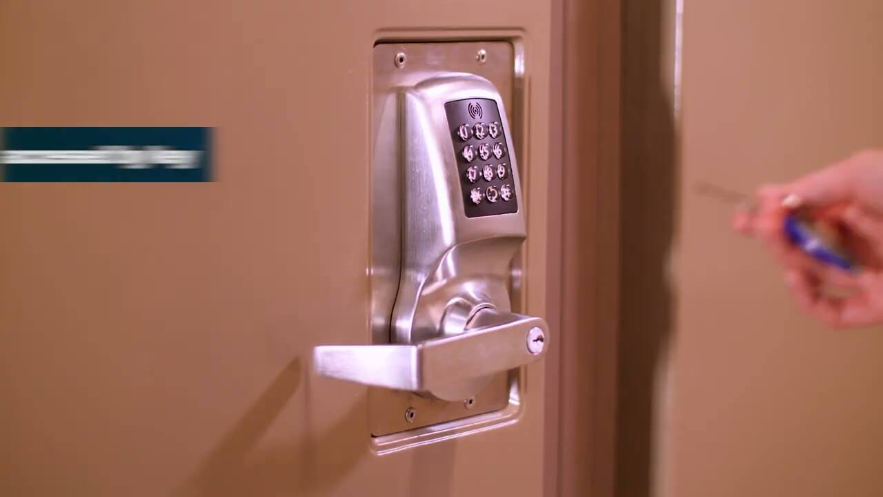 bike locker keypad lock