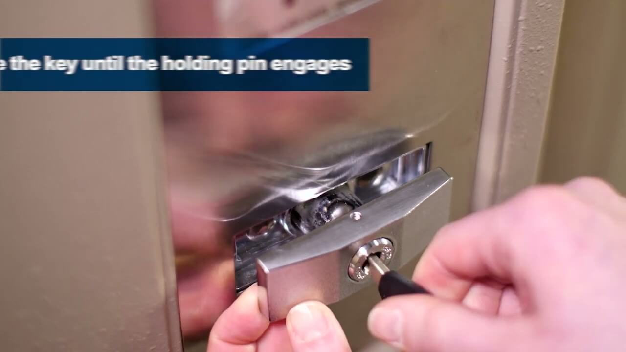 bike locker lock cylinder replacement