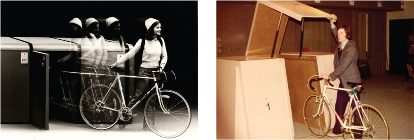 Early CycleSafe bike lockers