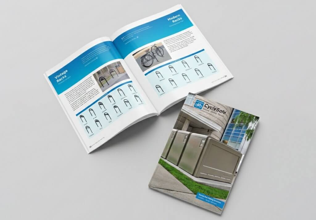 CycleSafe bike parking product catalog