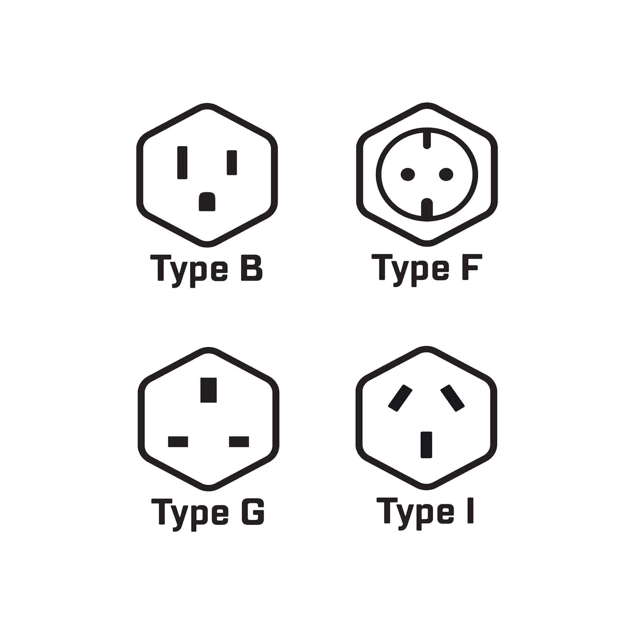 eBike Charging Station plug types