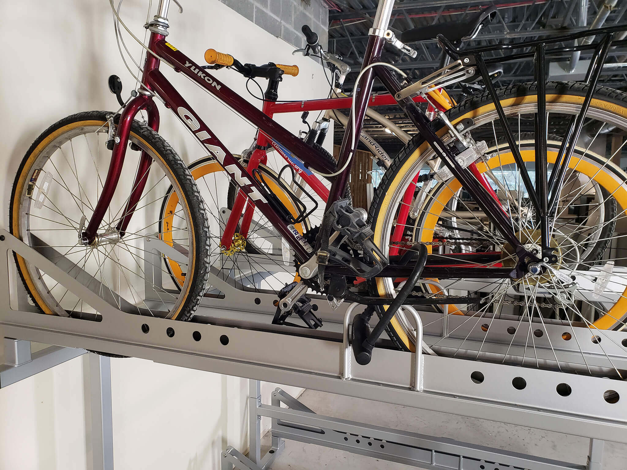 Interlocking Bike Rack High-Density Double-Tier Bike Rack | OctoRack™