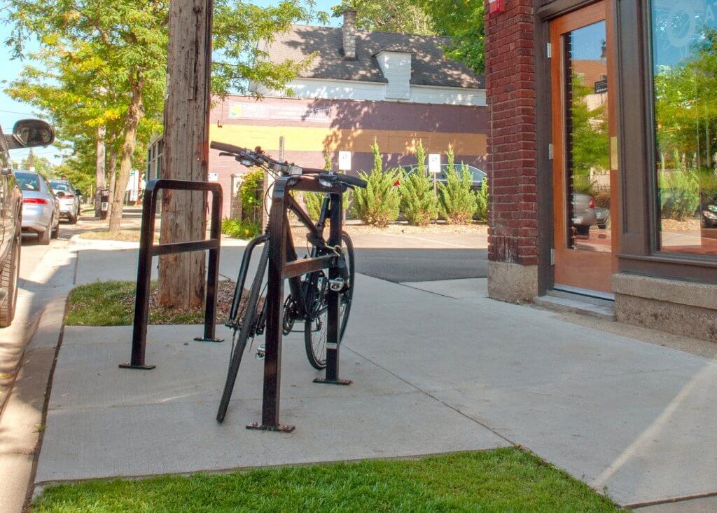 Two CycleSafe Staple Bike Racks